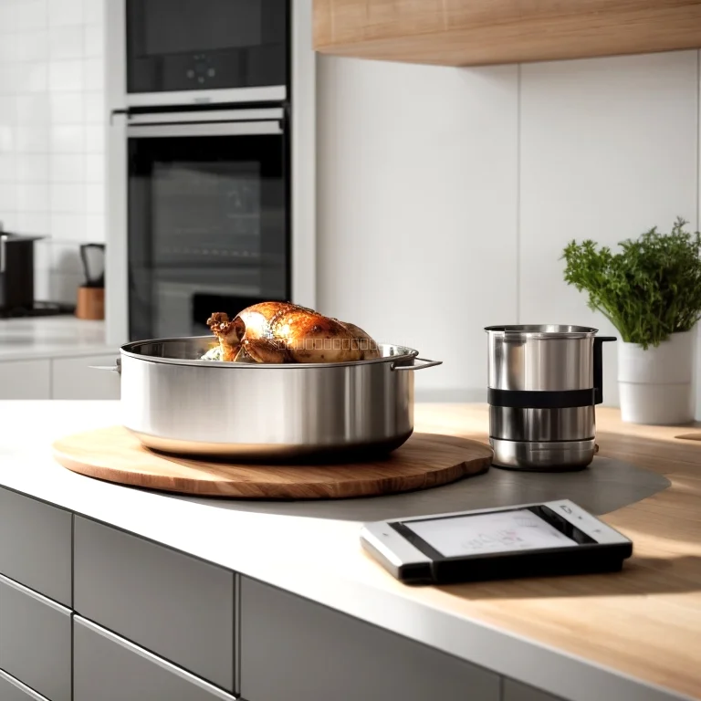 Smartes Ofen-Interface auf Smartphone